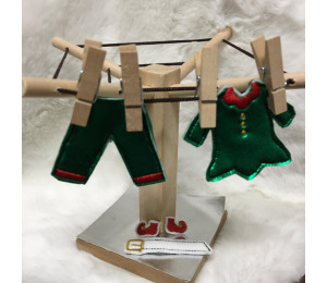 Stickserie ITH - Wichtelanzug Schuhe Hose Gürtel Jacke